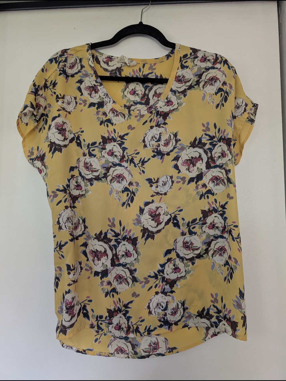 everleigh Yellow Floral Blouse